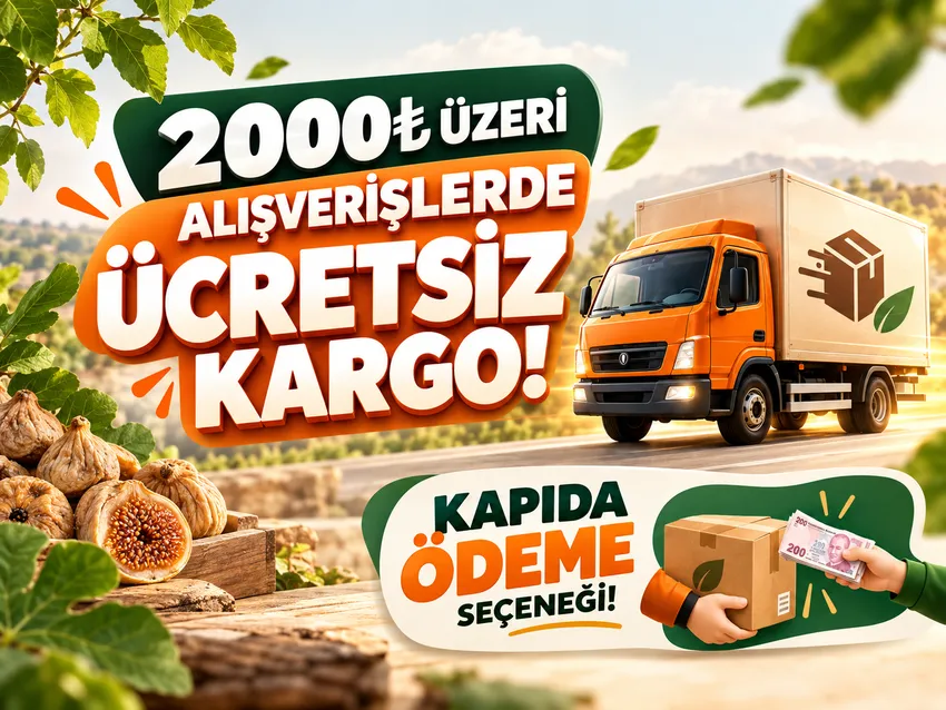 ÜCRETSİZ KARGO!